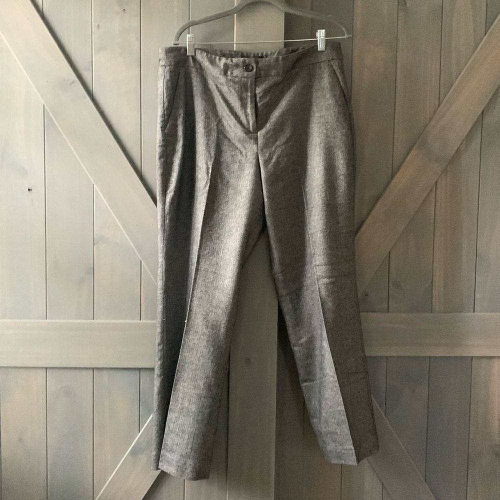 Talbots women’s wool tweed pants, curvy 14